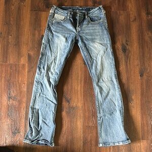 Cowgirl Tuff Blue Boot Cut Jeans